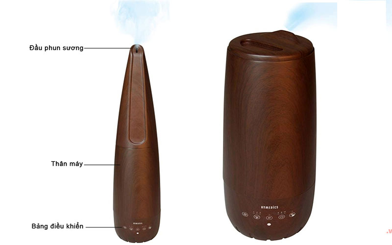 Máy tạo độ ẩm siêu âm khử khuẩn HoMedics UHE-WM11BD - Hàng chính hãng