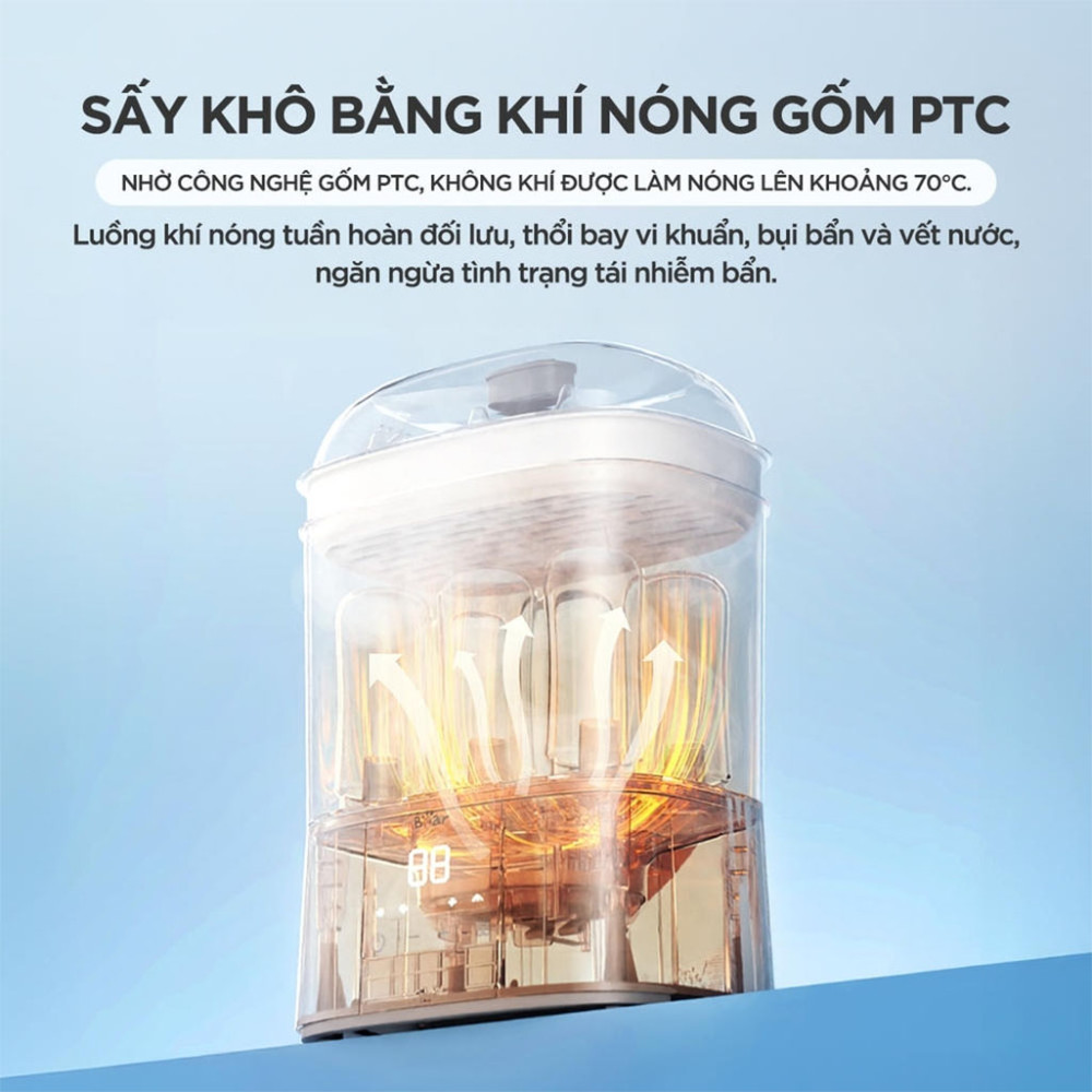 Máy tiệt trùng bình sữa Bear ST-5H05E26 - Hàng chính hãng