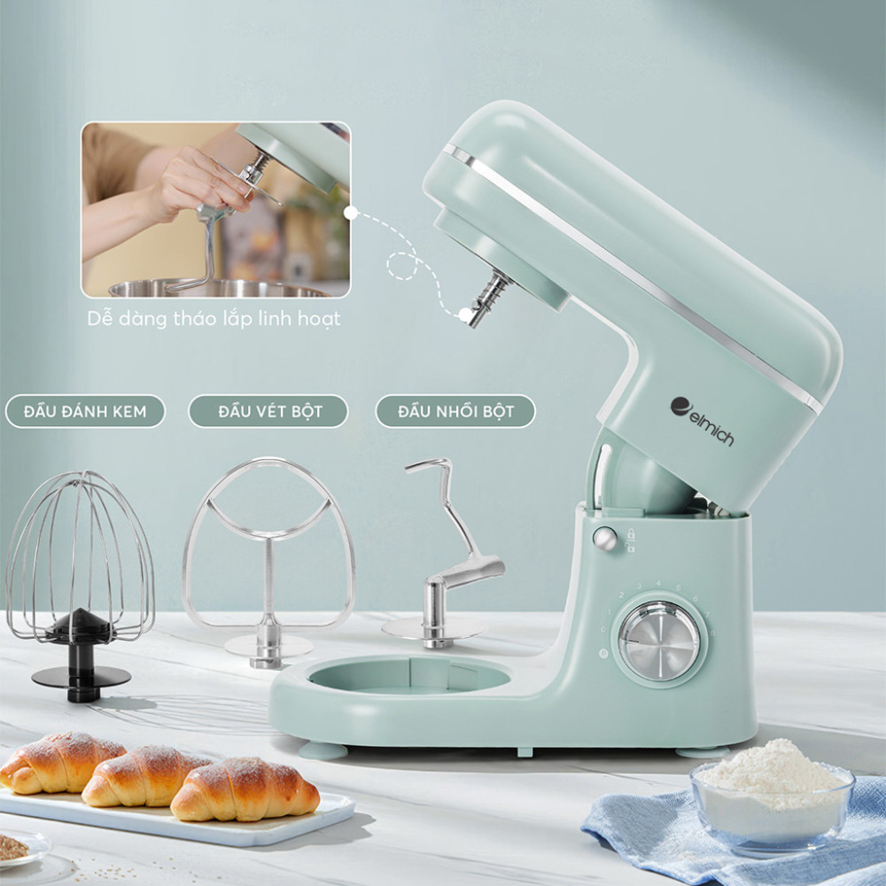 Máy trộn bột để bàn Elmich MME-8909 - Hàng chính hãng