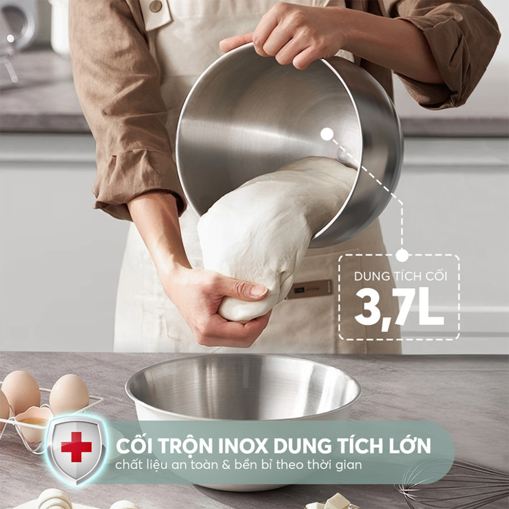 Máy trộn bột để bàn Elmich MME-8909 - Hàng chính hãng