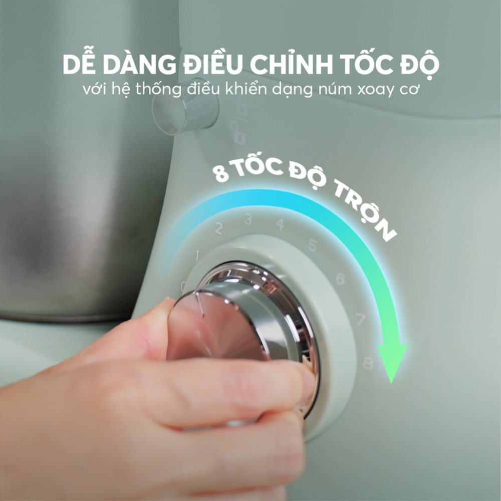 Máy trộn bột để bàn Elmich MME-8909 - Hàng chính hãng