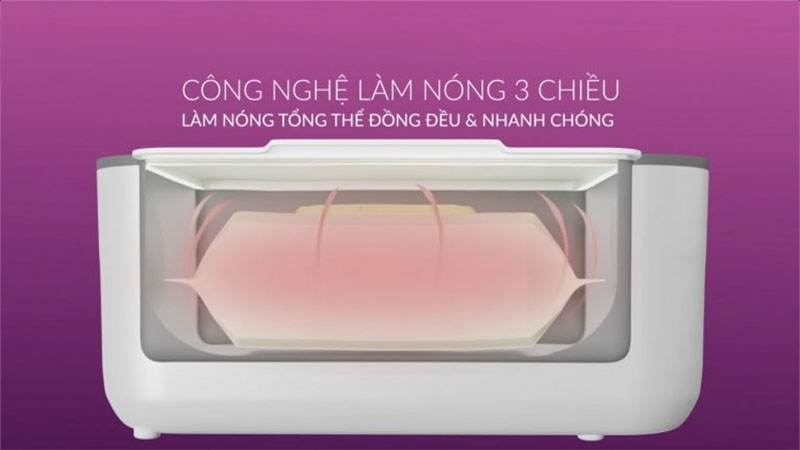 Máy ủ ấm khăn giấy ướt Warm 1 Fatzbaby FB7200MX - Hàng chính hãng