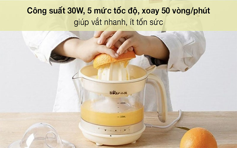 Máy vắt cam Bear CZJ-A04B1 - Hàng chính hãng