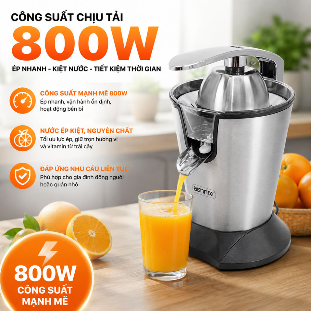 Máy vắt cam Bennix BN-CJ02 - Hàng chính hãng