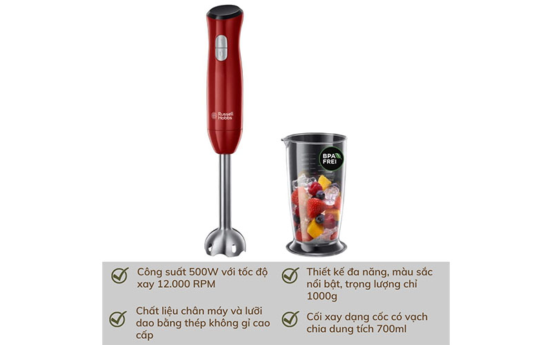 Máy xay cầm tay Russell Hobbs Desire 24690-56 - Hàng chính hãng