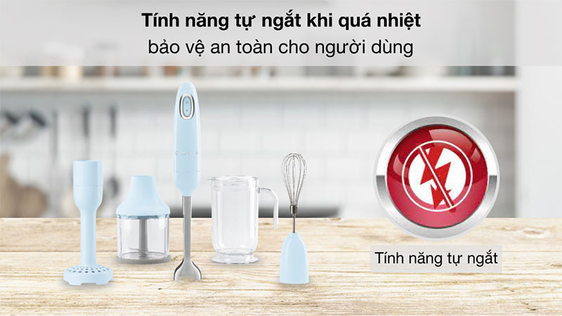 Máy xay cầm tay SMEG HBF02 - Hàng chính hãng
