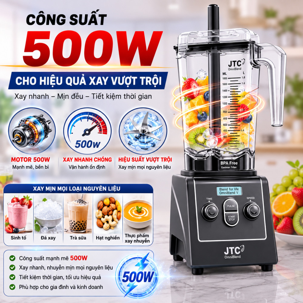 Máy xay công nghiệp JTC OmniBlend TM 900D - Hàng chính hãng