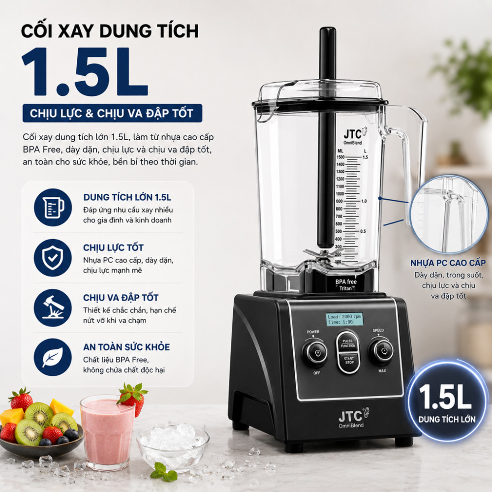 Máy xay công nghiệp JTC OmniBlend TM 900D - Hàng chính hãng
