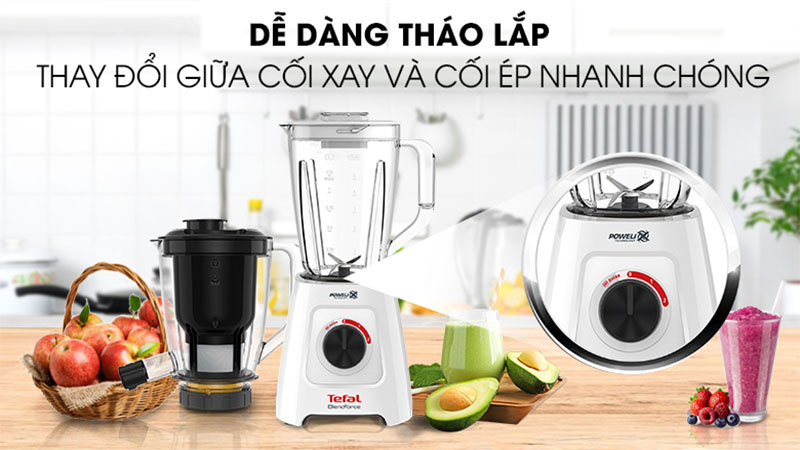 Máy xay ép sinh tố Tefal BL42Q166 - Hàng chính hãng
