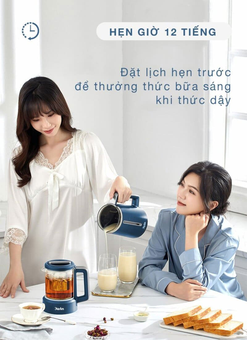 Máy làm sữa hạt mini Karlin GENA07 - Hàng chính hãng