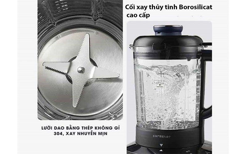 Máy xay nấu sữa hạt đa năng cách âm Bear PBJ-B06S2 - Hàng chính hãng