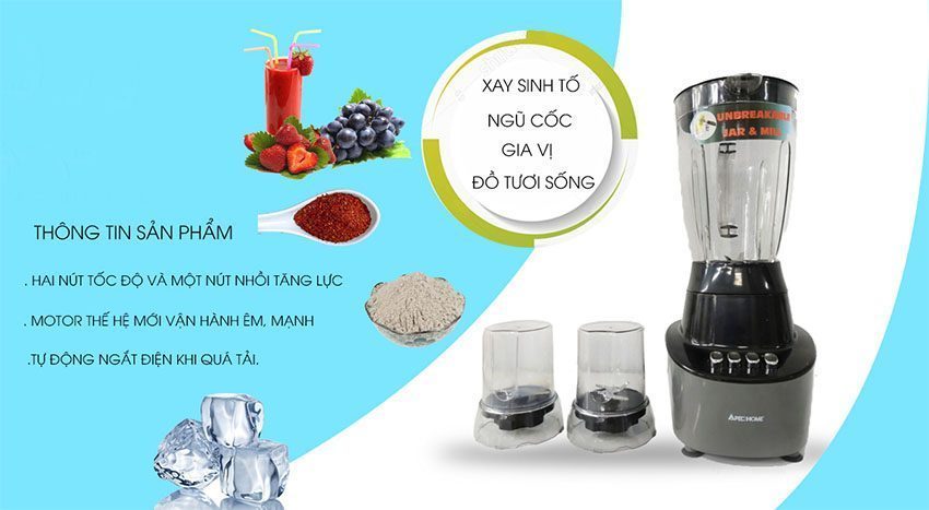 Máy xay sinh tố Apechome APH-18R - Hàng chính hãng