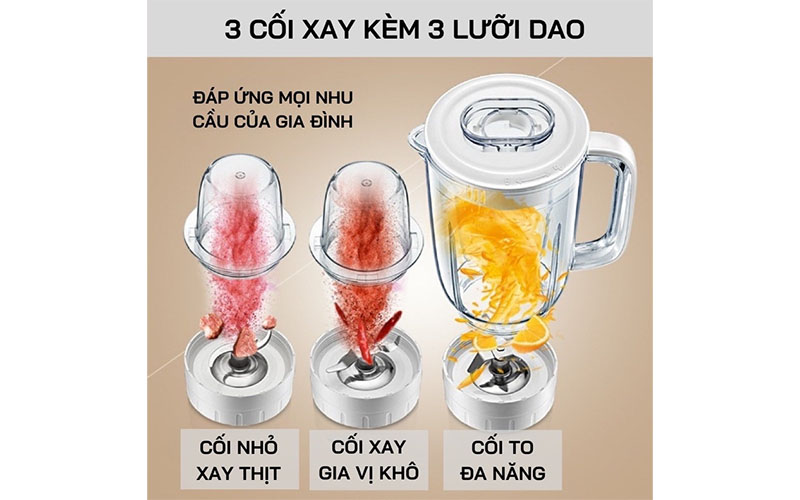 Máy xay sinh tố Bear LLJ-B12K1 - Hàng chính hãng