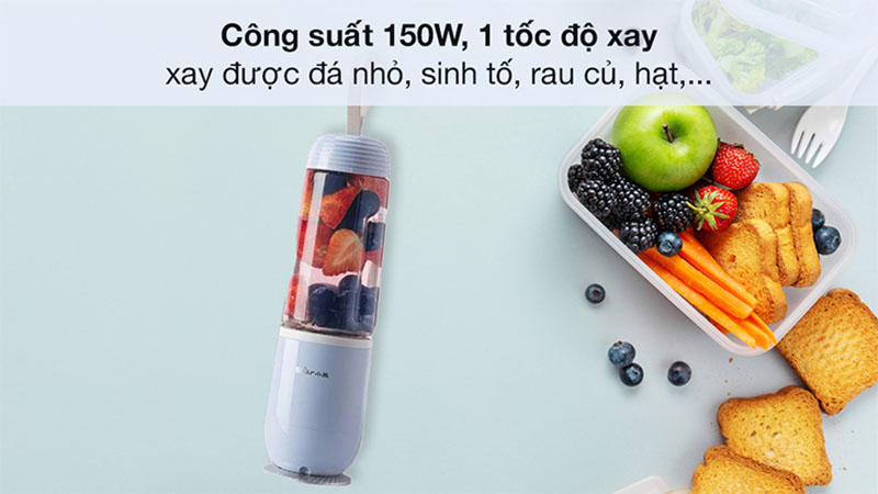 Máy xay sinh tố cầm tay mini Bear LLJ-D04B1 - Hàng chính hãng