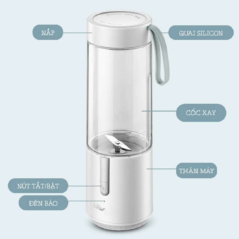 Máy xay sinh tố cầm tay Bear BL-B35V1 - Hàng chính hãng