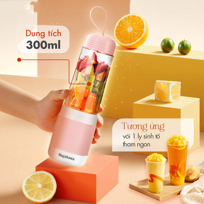 Máy xay sinh tố cầm tay Nagakawa NAG0826 - Hàng chính hãng