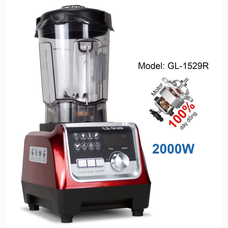 Máy xay sinh tố công nghiệp Gali GL-1529R - Hàng chính hãng