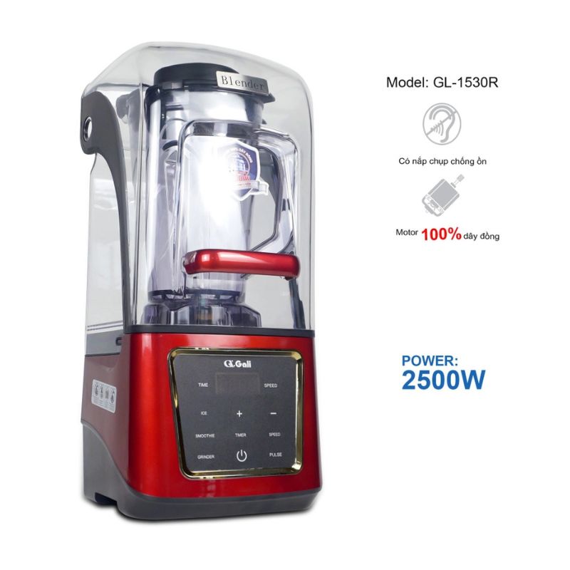 Máy sinh tố công nghiệp Gali GL-1530R - Hàng chính hãng
