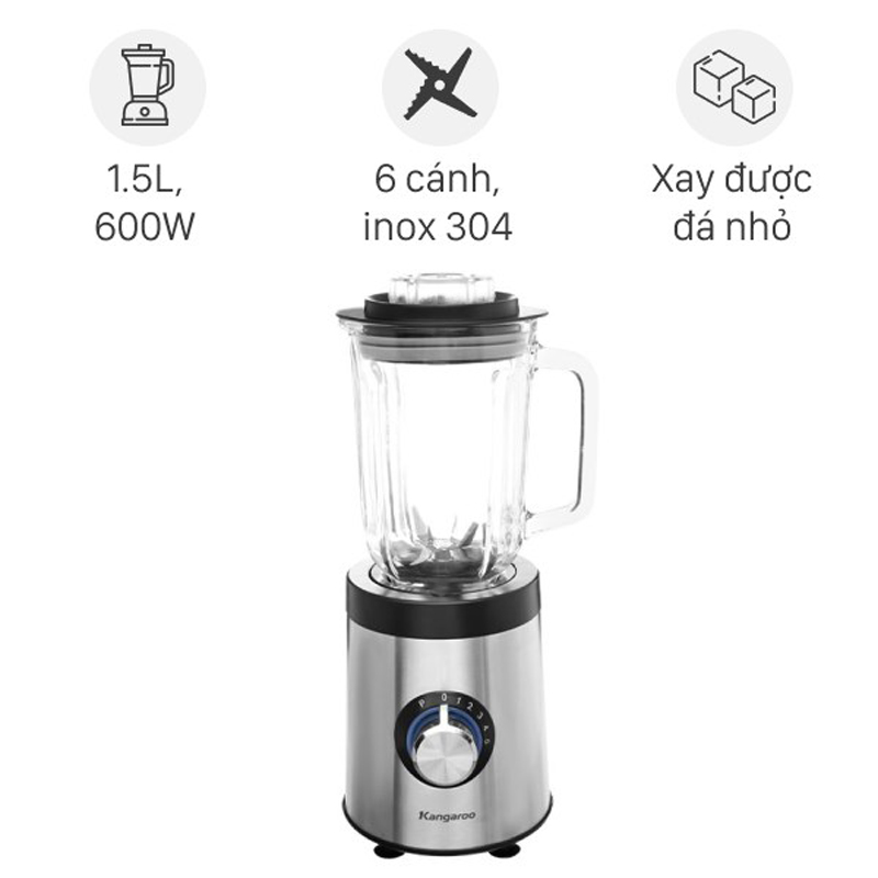 Máy xay sinh tố Kangaroo KGBL600X - Hàng chính hãng