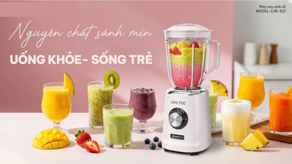 Máy xay sinh tố Livotec LVB-821 - Hàng chính hãng