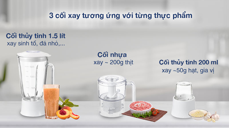 Máy xay sinh tố Panasonic MX-MG53C1CRA - Hàng chính hãng