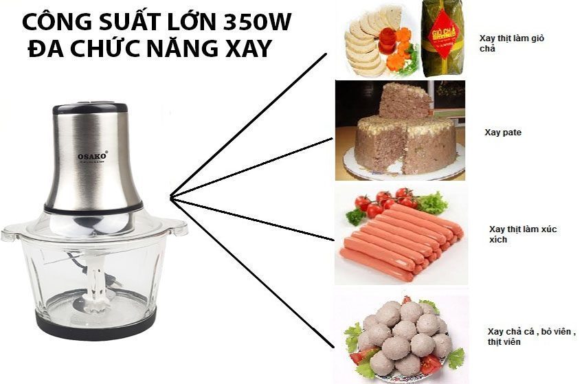 Máy xay thịt Osako OST-350 - Hàng chính hãng