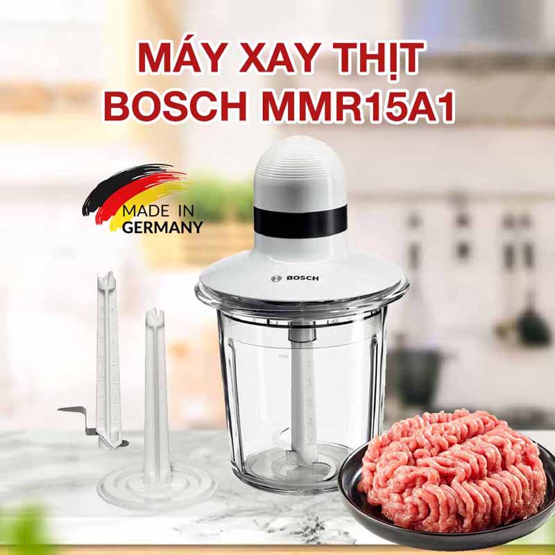 Máy xay thịt Bosch 1.5L MMR15A1 - Hàng chính hãng