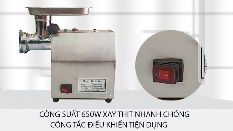 Máy xay thịt công nghiệp Deliou TK-M10 - Hàng chính hãng