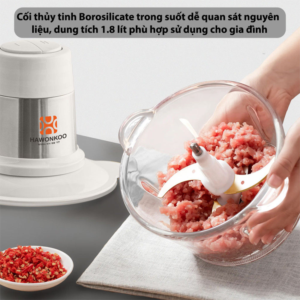 Máy xay thịt đa năng Hawonkoo MCH-200 - Hàng chính hãng
