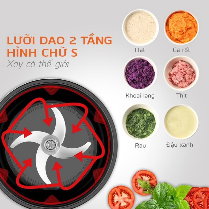 Máy xay thịt Unie UE228  - Hàng chính hãng