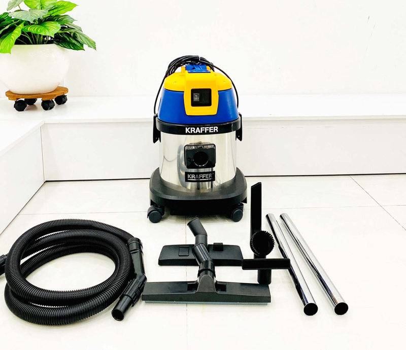 Máy hút bụi công nghiệp Kraffer KF15 - Hàng chính hãng