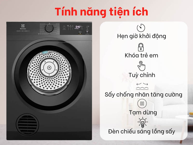 Máy sấy thông hơi Electrolux EDS904N3SC - Hàng chính hãng