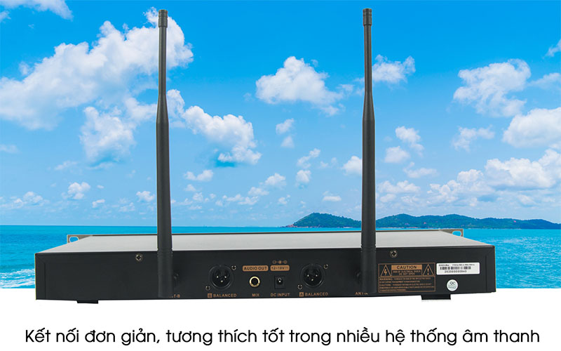 Micro không dây VinaKTV S-500XMAX - Hàng chính hãng