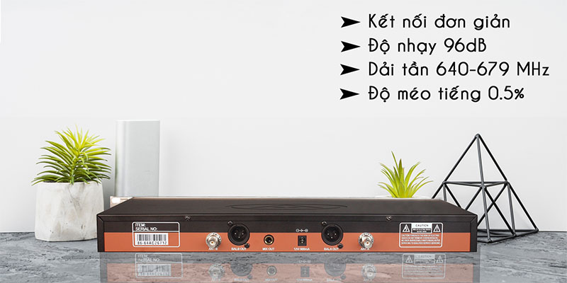 Micro không dây VinaKTV S-600XMax - Hàng chính hãng