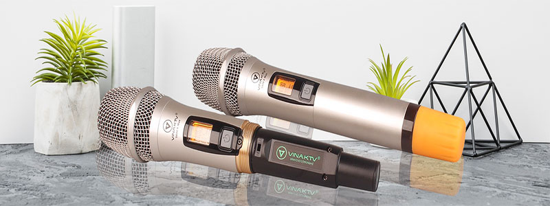 Micro không dây VinaKTV S-600XMax - Hàng chính hãng