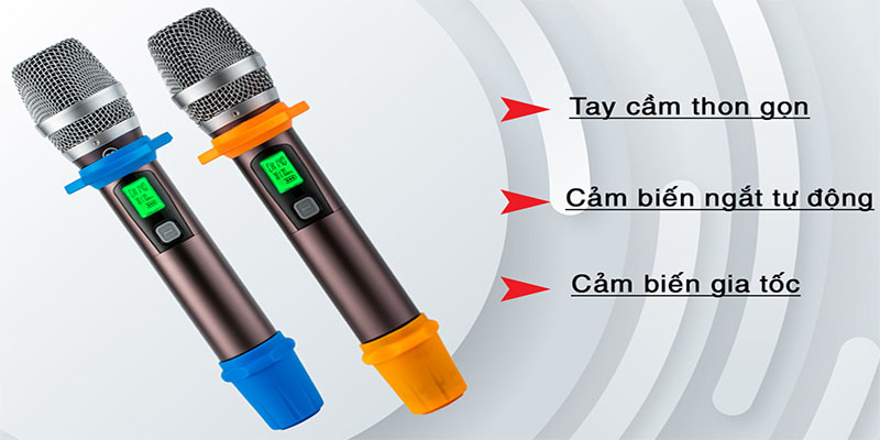 Micro không dây VinaKTV USS-800 - Hàng chính hãng