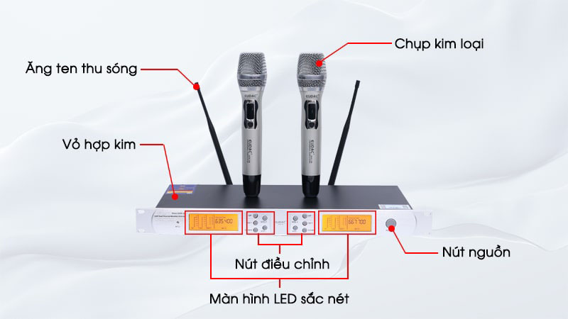 Micro không dây Eudac Audio SKM-300  - Hàng chính hãng