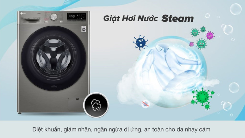 Máy giặt LG Inverter 11 kg FV1411S4P - Hàng chính hãng
