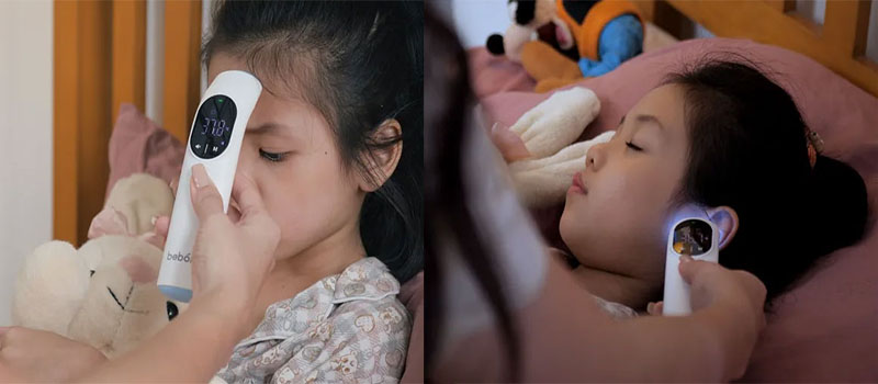 Nhiệt kế đo trán và đo tai Beborn IT01 AOJ-20F - Hàng chính hãng