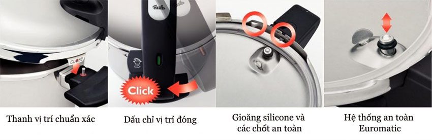 Nồi áp suất 8 lít Fissler EDITION 630-703-08-070 - Hàng chính hãng