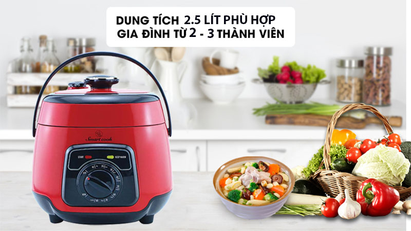 Nồi áp suất Elmich Smartcook PCS-1803 - Hàng chính hãng