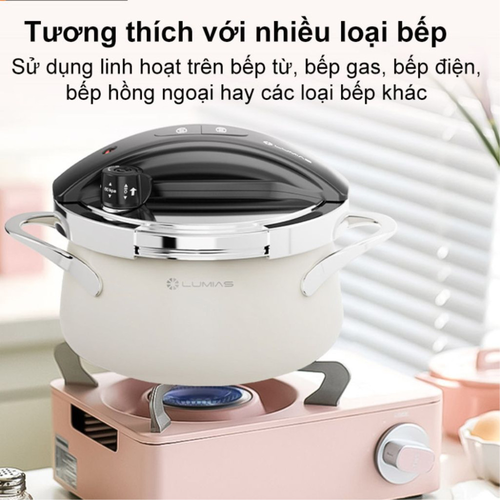 Nồi áp suất Lumias dung tích 3L LPC-068  - Hàng chính hãng
