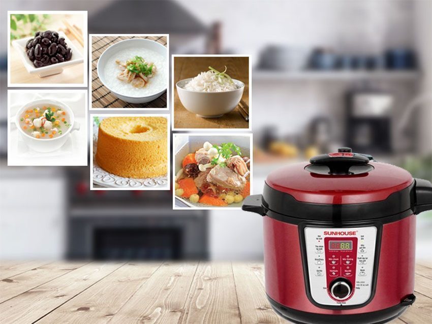 Nồi áp suất đa năng 6 lít Sunhouse SHD1767 - Hàng chính hãng
