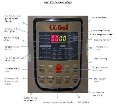 Nồi áp suất đa năng Gali GL-1605 - Hàng chính hãng