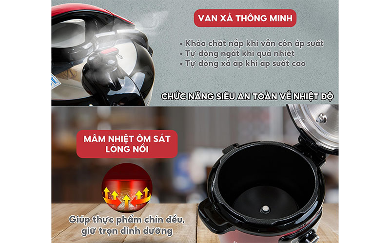 Nồi áp suất đa năng Hasuka HSK-983 - Hàng chính hãng