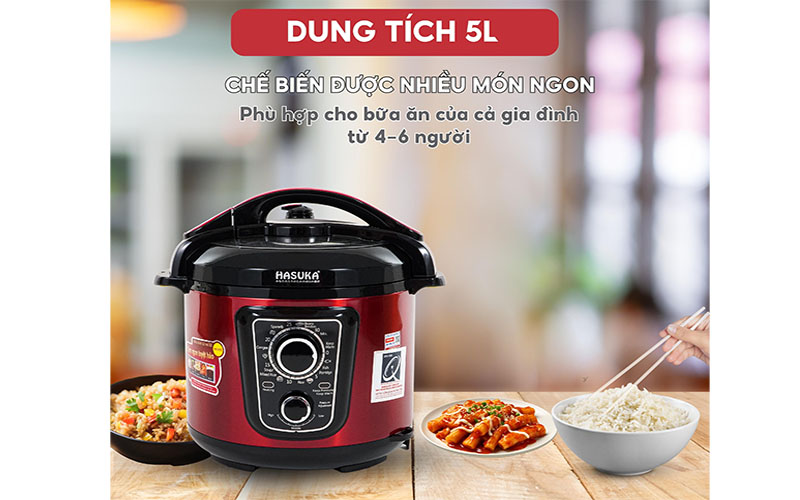 Nồi áp suất đa năng Hasuka HSK-983 - Hàng chính hãng