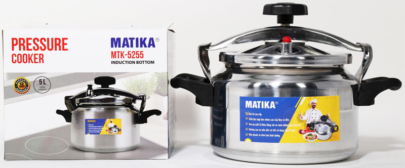 Nồi áp suất đáy từ Matika MTK-5255 - Hàng chính hãng