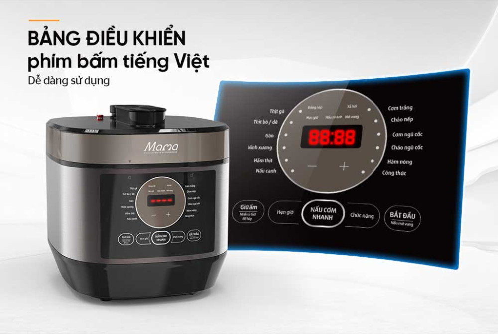 Nồi áp suất điện Sunhouse Mama SHD-1580 - Hàng chính hãng