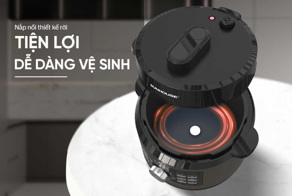 Nồi áp suất điện đa năng Sunhouse SHD-1656 - Hàng chính hãng
