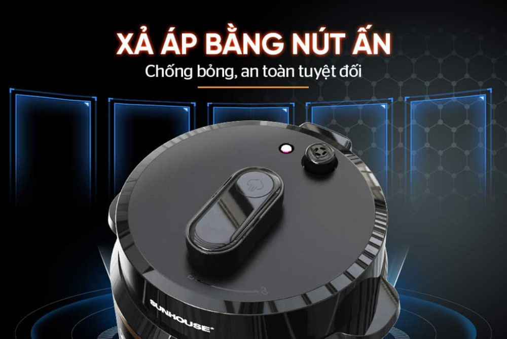 Nồi áp suất điện đa năng Sunhouse SHD-1656 - Hàng chính hãng